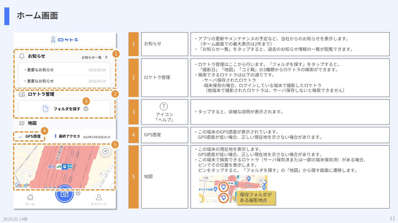 ホーム画面